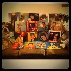 Elvis record collection